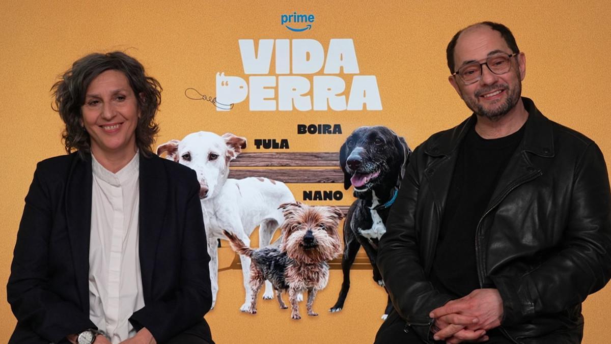 Elvira Mínguez y Jordi Sánchez, dos de los protagonistas de 'Vida perra'