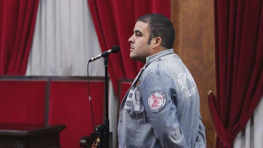 El acusado declaró ayer en la Audiencia, en la primera sesión del juicio. // Iñaki Osorio
