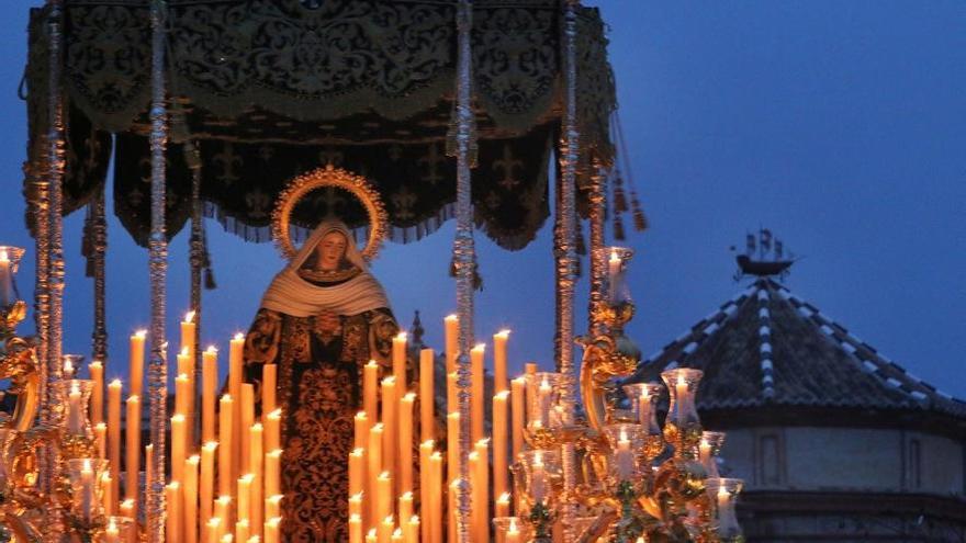 La nueva banda de la Congregación de Mena acompañará a la Virgen de la Soledad.