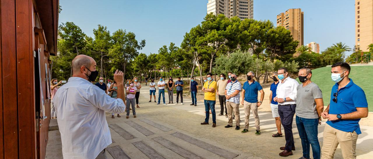 La presentación del proyecto del albergue de la Séquia Mare de Benidorm.