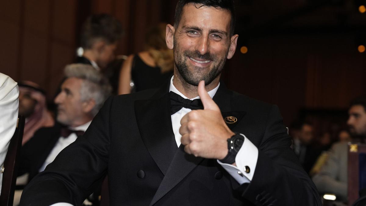 Novak Djokovic, en los Globe Soccer Awards 2025