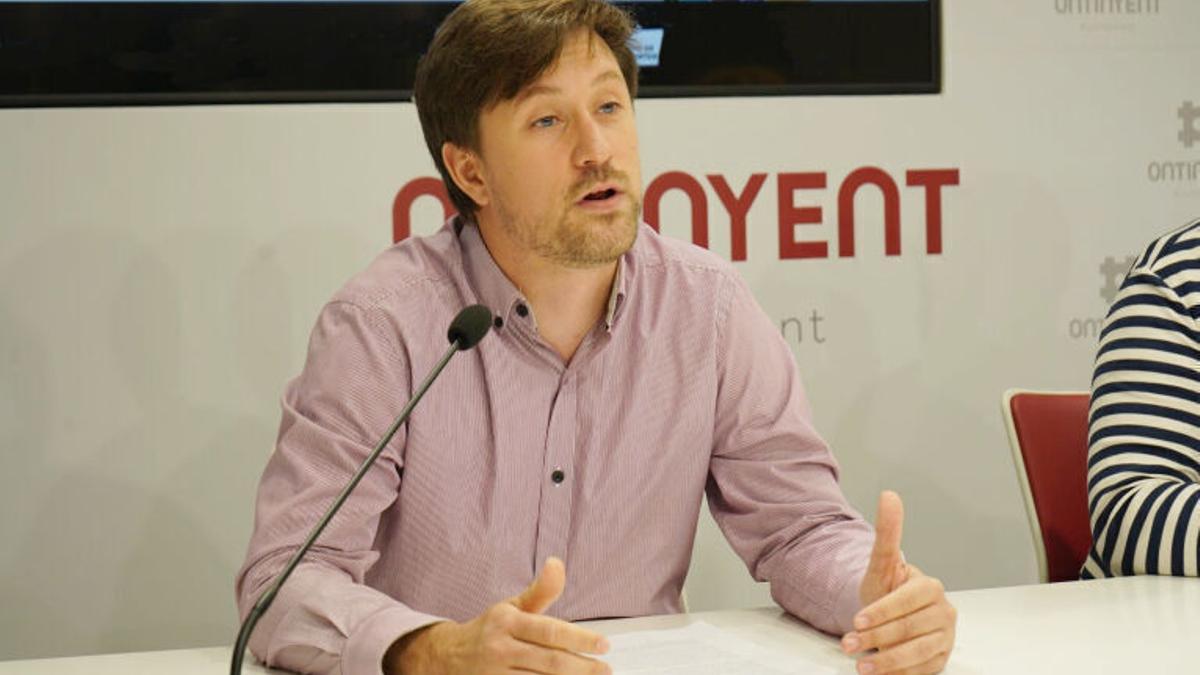 El regidor de Servicios Municipales de Ontinyent, Jordi Vallés.