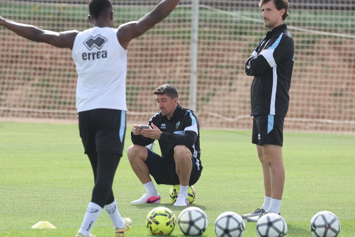 Entrenamiento del CD Castellón en la ciudad deportiva Globeenergy