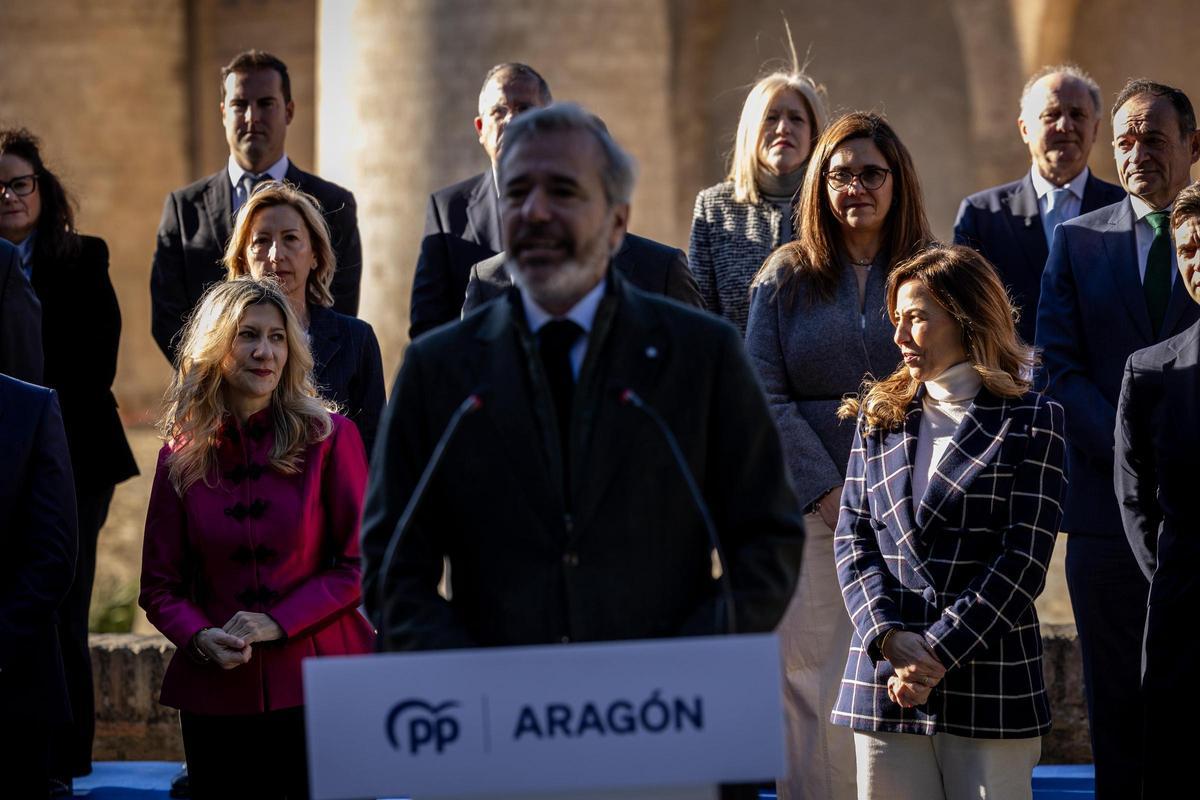 En imágenes | Acto de presentación de las listas del PP por Zaragoza para las elecciones del 8F