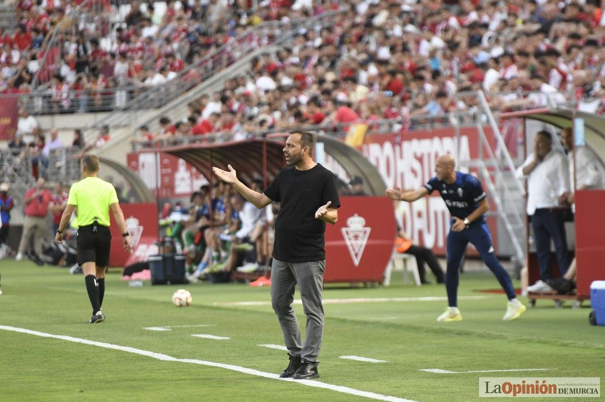 Así fue el encuentro del play off del Real Murcia y el Nástic en la lucha por el ascenso