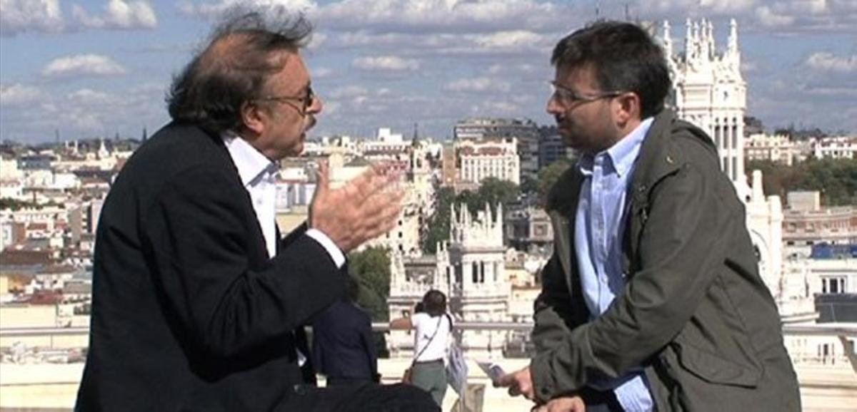 El periodista Ignacio Ramonet i Jordi Évole, a ’Salvados’. El periodista Ignacio Ramonet i Jordi Évole, a ’Salvados’.
