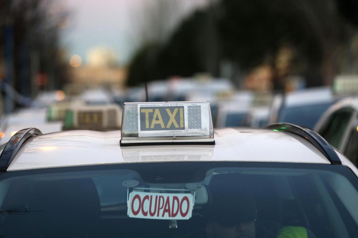 Imagen de archivo de un taxi de Madrid.