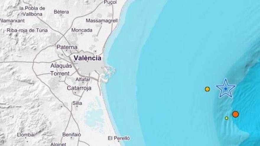 El Golfo de Valencia registra un terremoto de 3,7 grados