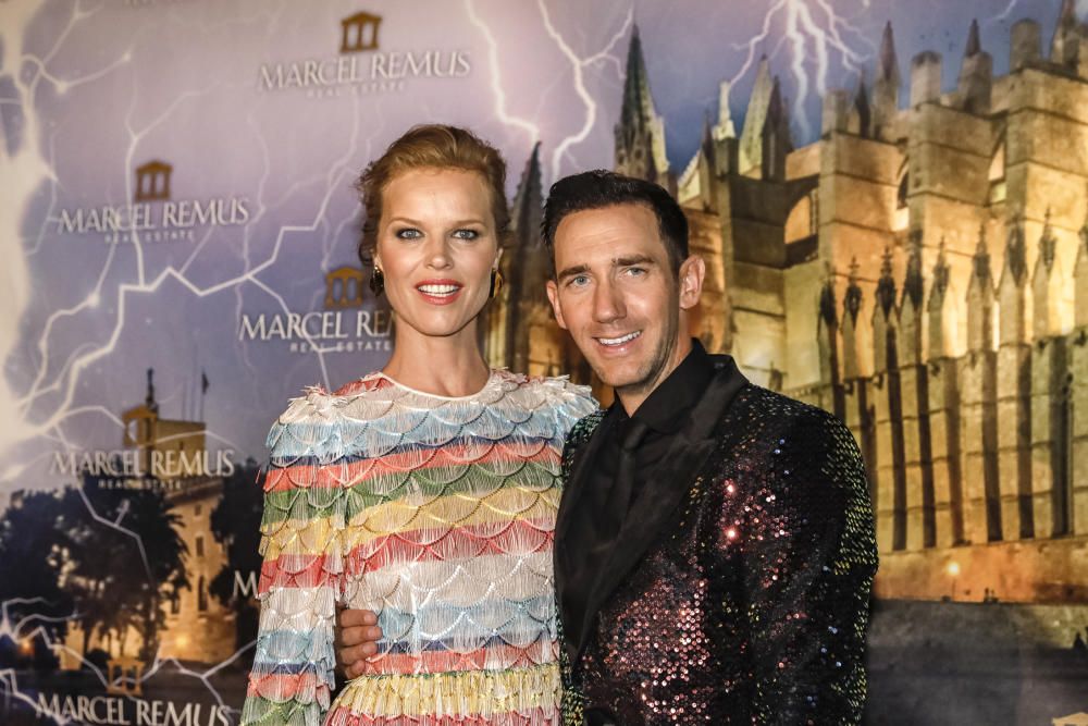 Eva Herzigova, estrella de la fiesta del empresario Marcel Remus