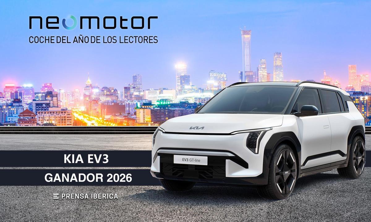 Kia EV3, ganador del Premio Coche del Año de los Lectores