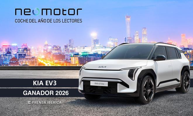Kia EV3, ganador del Premio Coche del Año de los Lectores