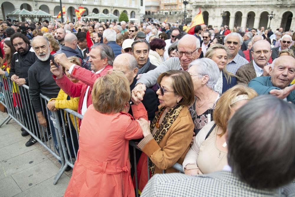 Vázquez defiende la Constitución en María Pita