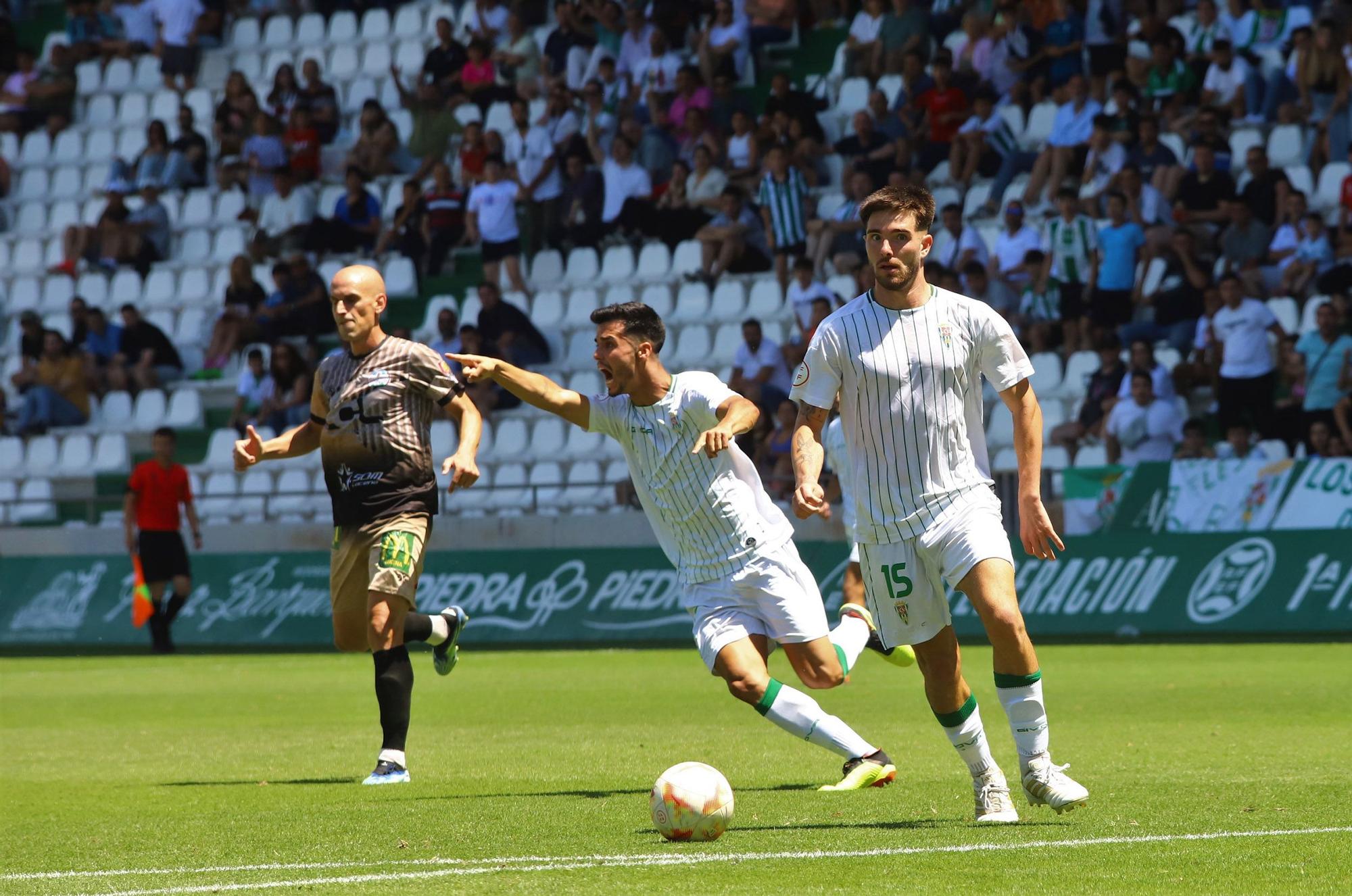 El derbi de play off entre el Córdoba B y el Ciudad de Lucena, en  imágenes