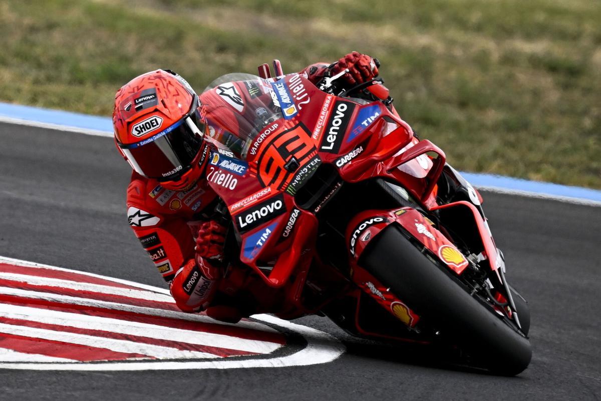 Marc Márquez, durante un GP