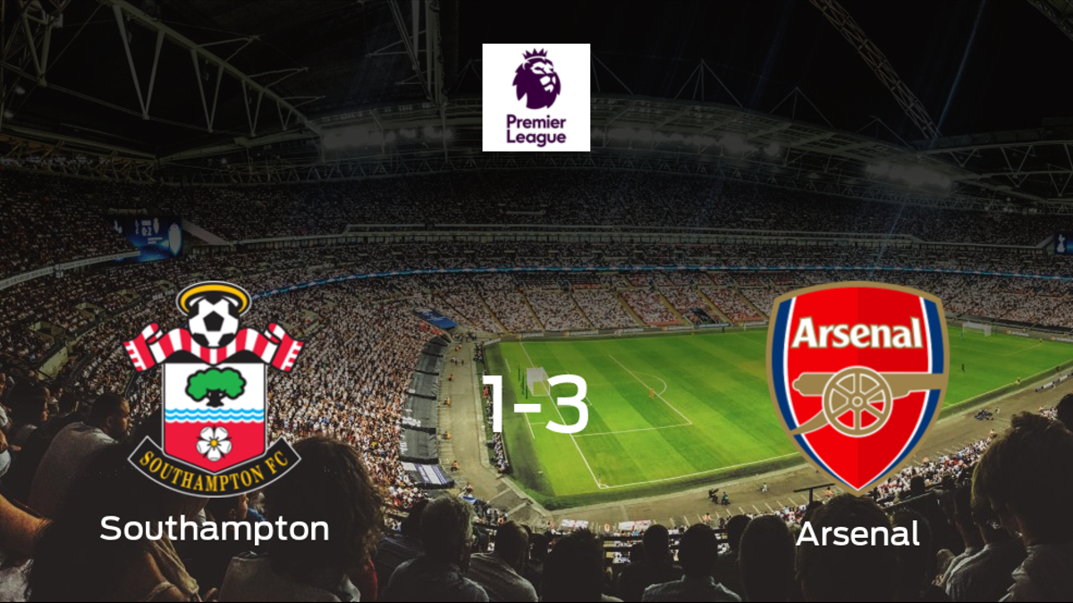 El Arsenal gana 1-3 en el feudo del Southampton