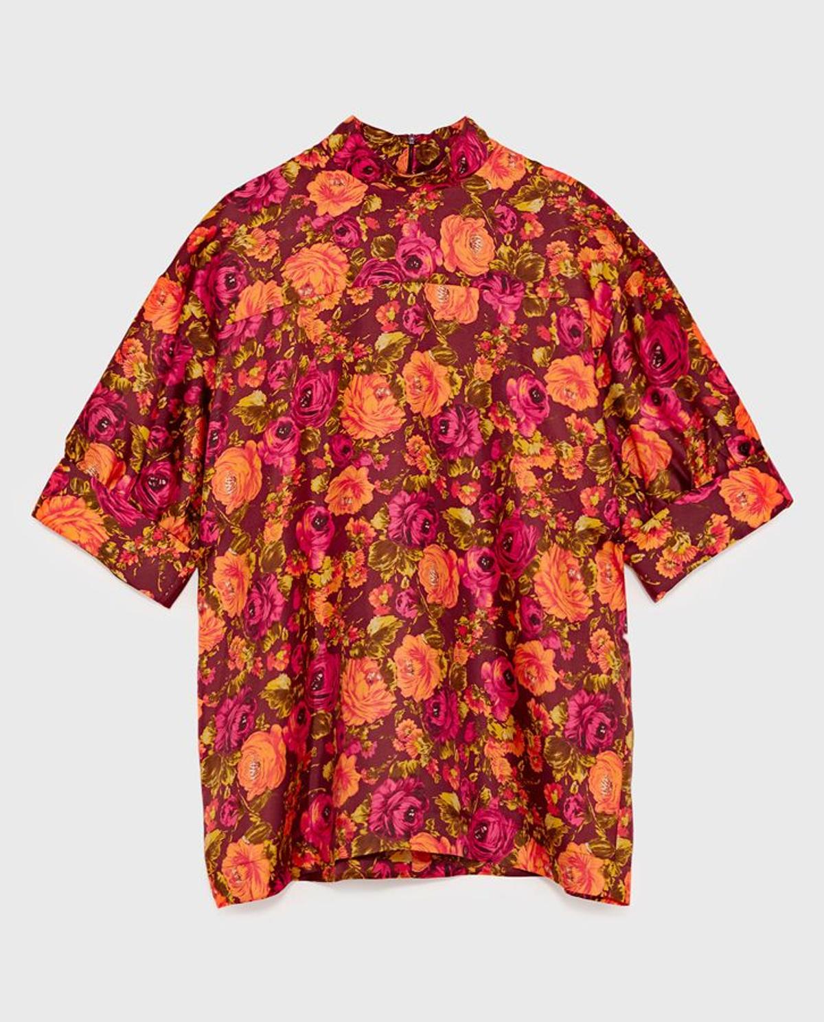 Zara Pre-fall 17: Camisa de seda con volumen
