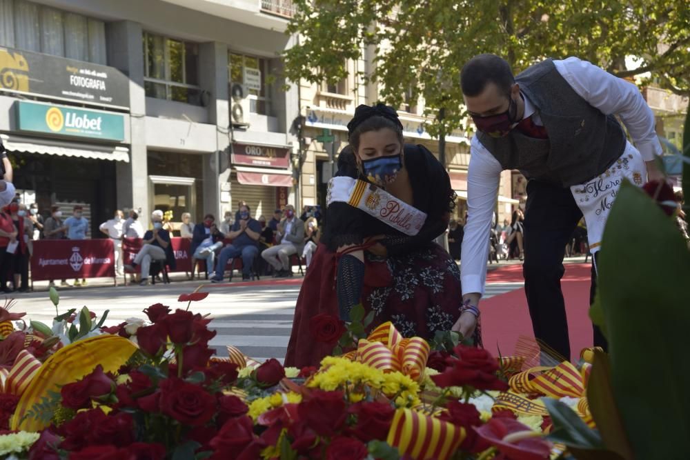 L'acte de la Diada 2020 a Manresa, en fotos