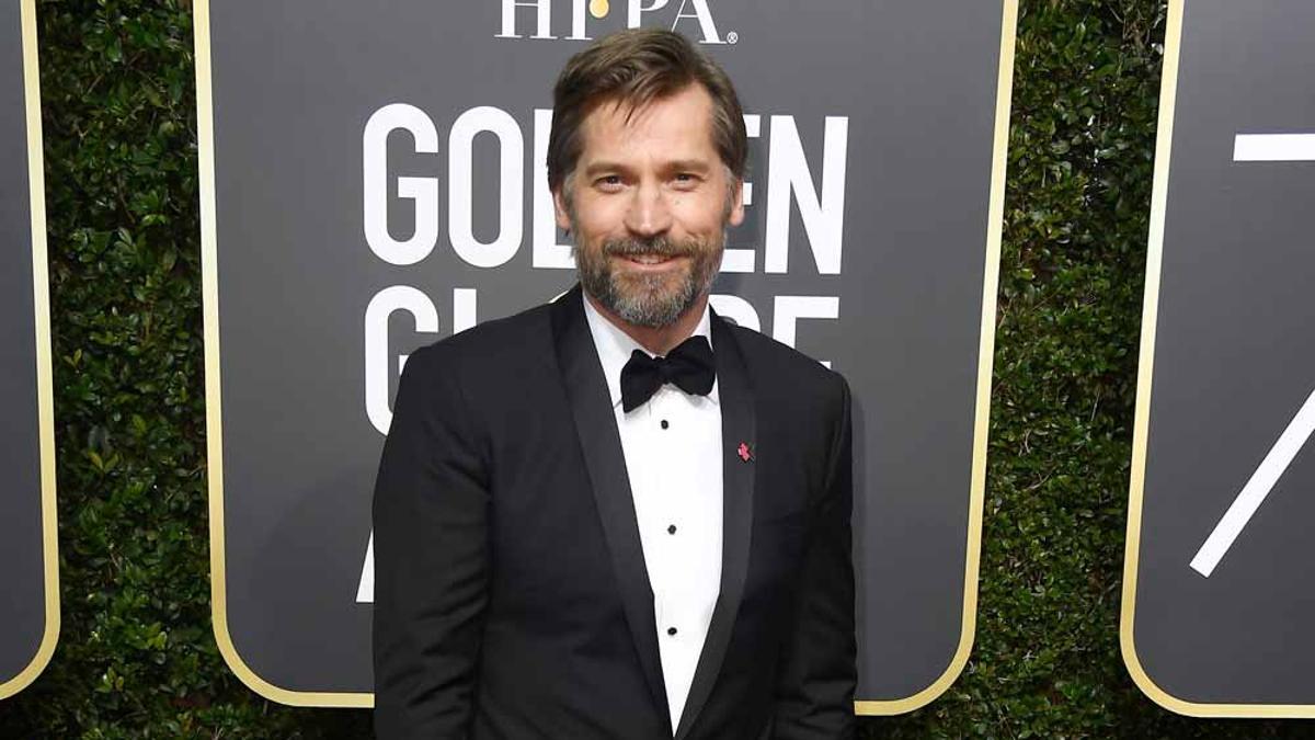 Nikolaj Coster-Waldau, en la alfombra roja de los Globos de Oro