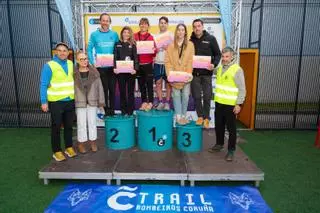 Marcos Castro y Alba Rey, los más veloces en el Trail Bombeiros Coruña de Novo Mesoiro