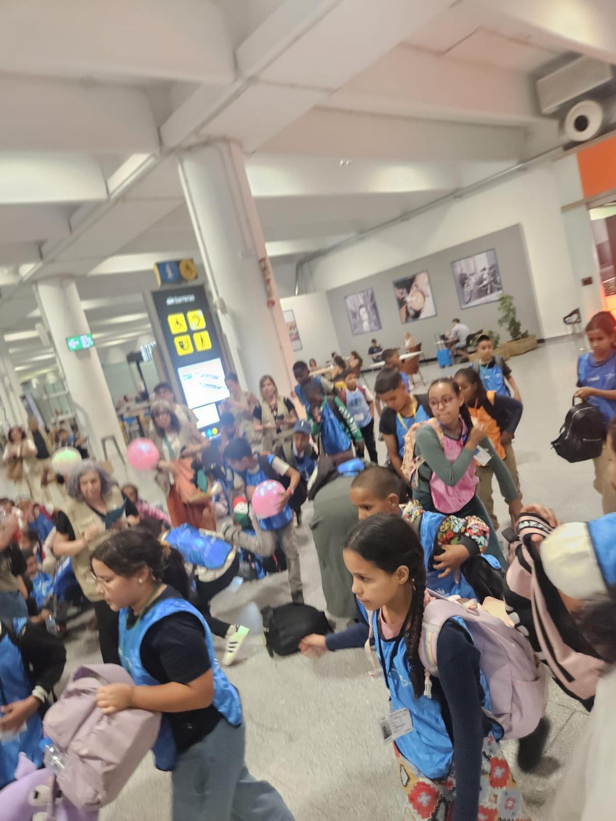 Galería | Los niños saharauis de Vacaciones en Paz llegan a Extremadura
