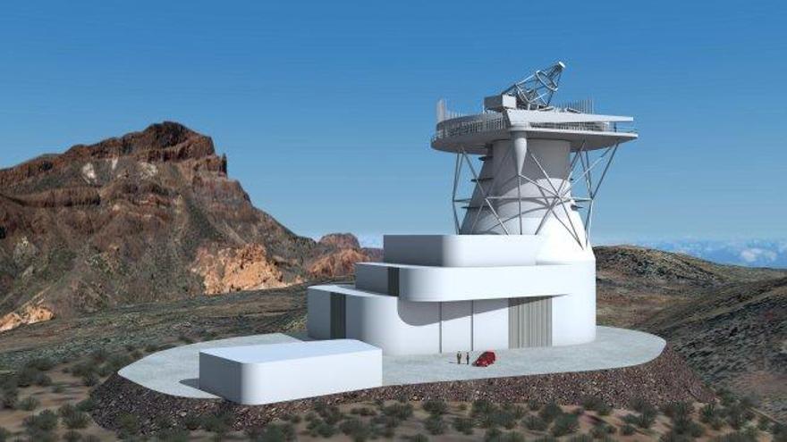 El telescopio solar europeo toma forma en el IAC