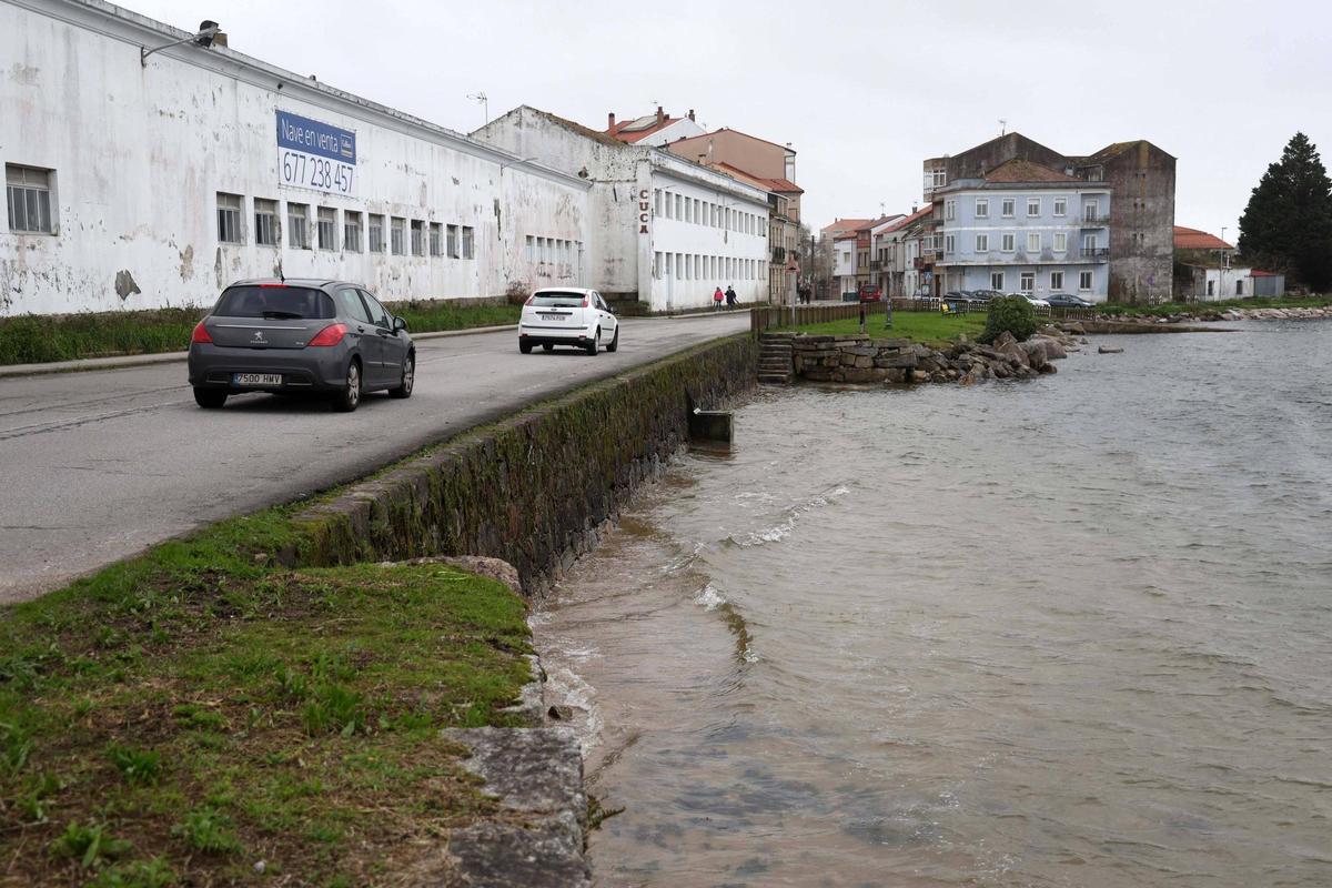 La ayer desaparecida playa canina de Vilaxoán (Vilagarcía).