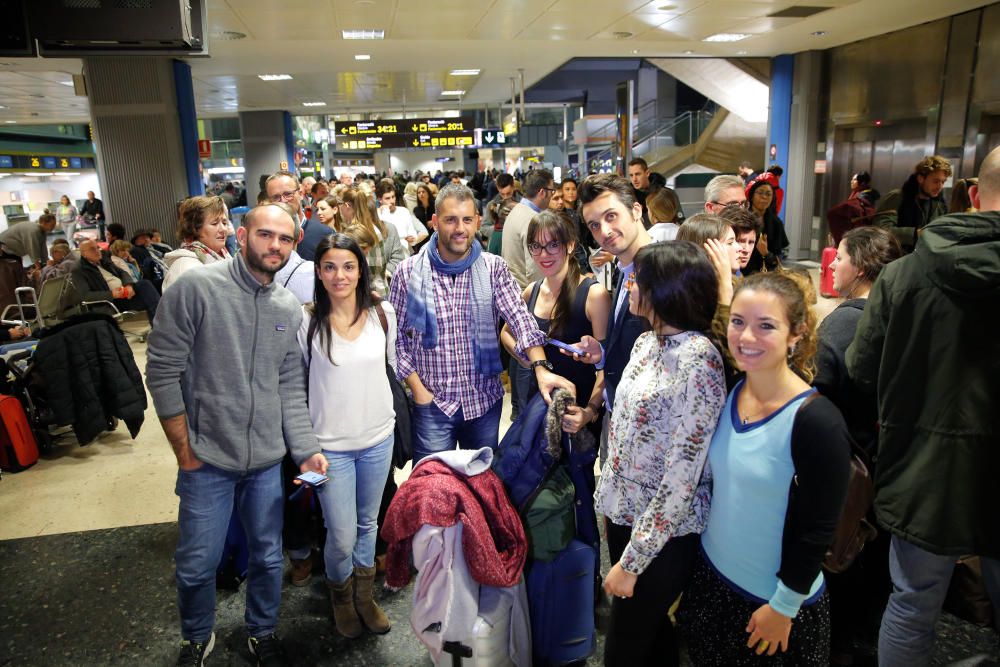 Aeropuerto de Manises: vuelos cancelados por el temporal