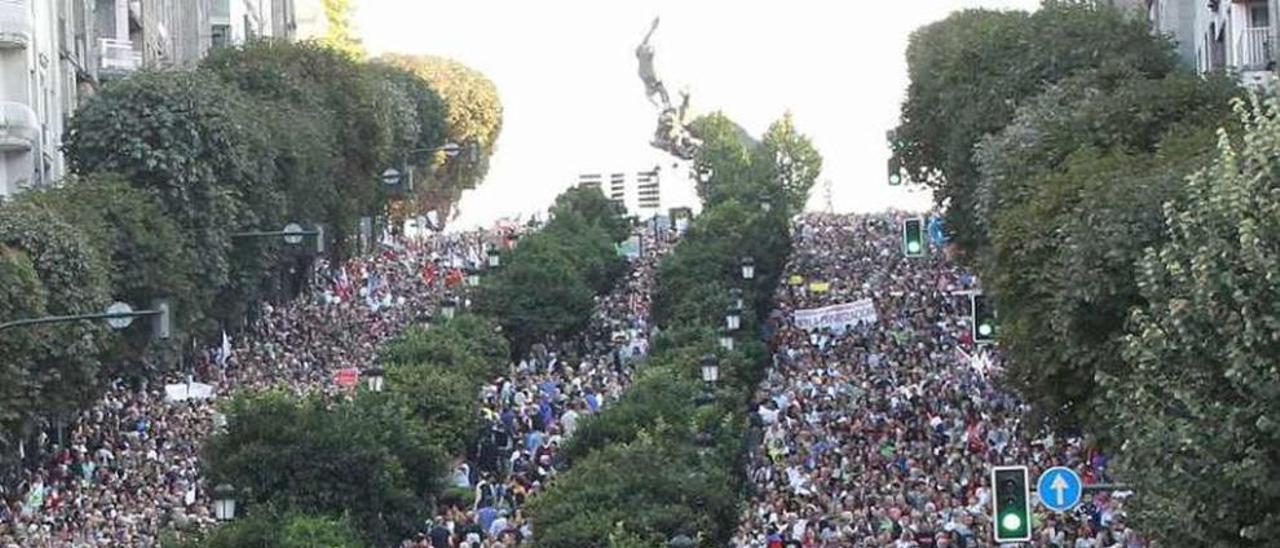 Manifestación por el nuevo hospital. // Ricardo Grobas