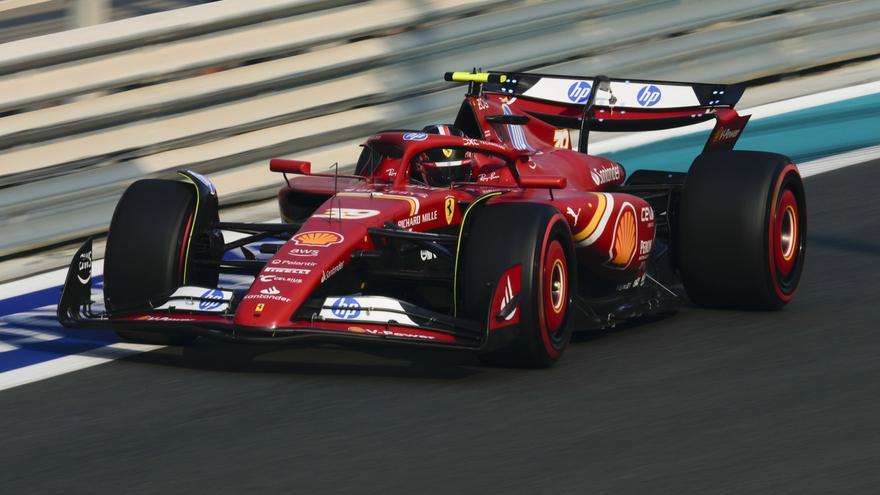 Leclerc y Ferrari empiezan con ventaja ante McLaren en Abu Dabi
