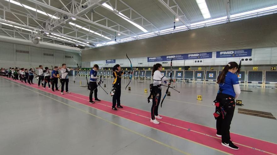 Lluvia de medallas para los arqueros pitiusos en los campeonatos de España