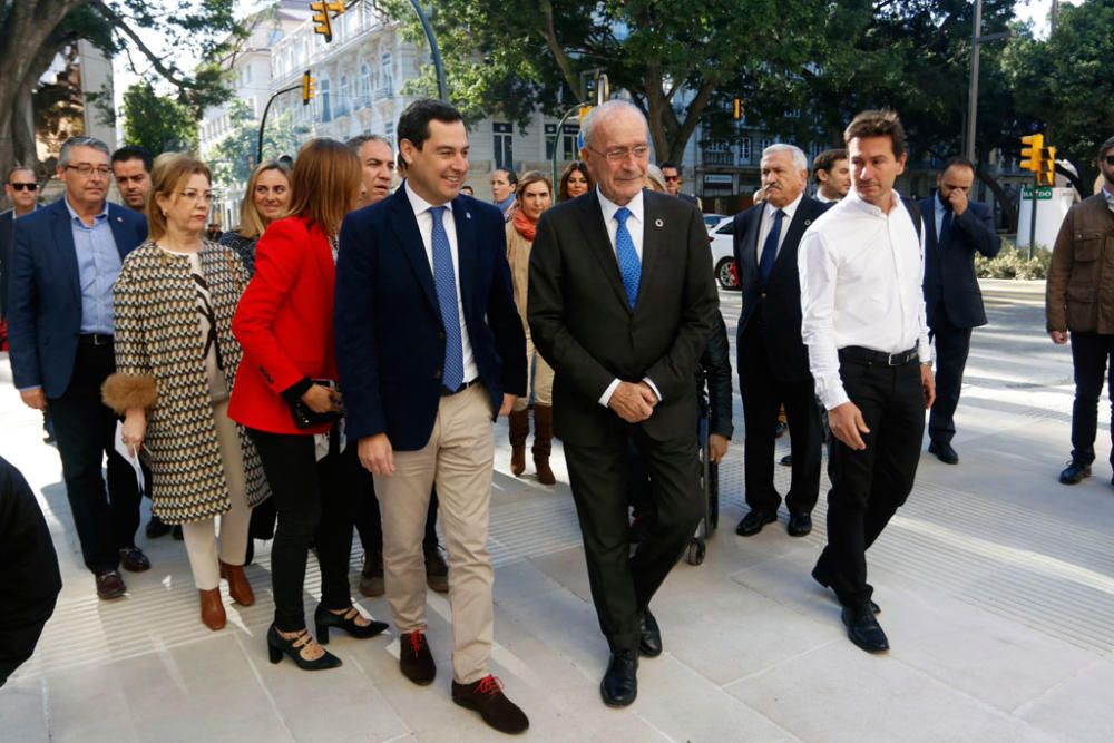 Autoridades locales y autonómicas inauguran las últimas obras de la Alameda.