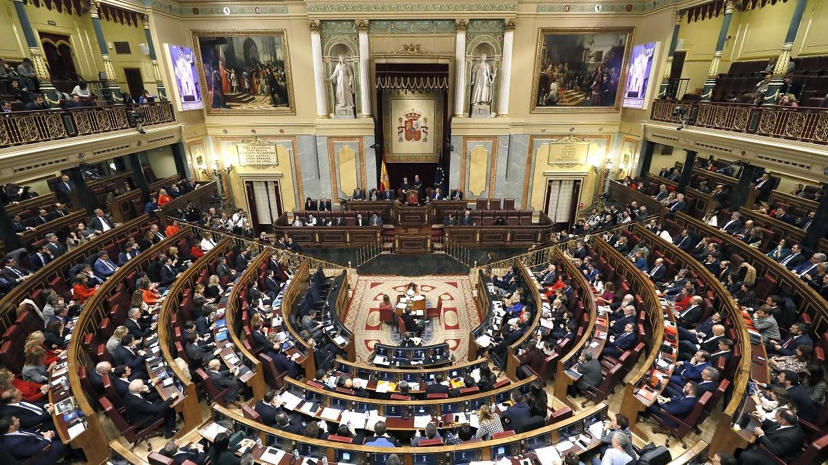 El hemiciclo del Congreso de los Diputados