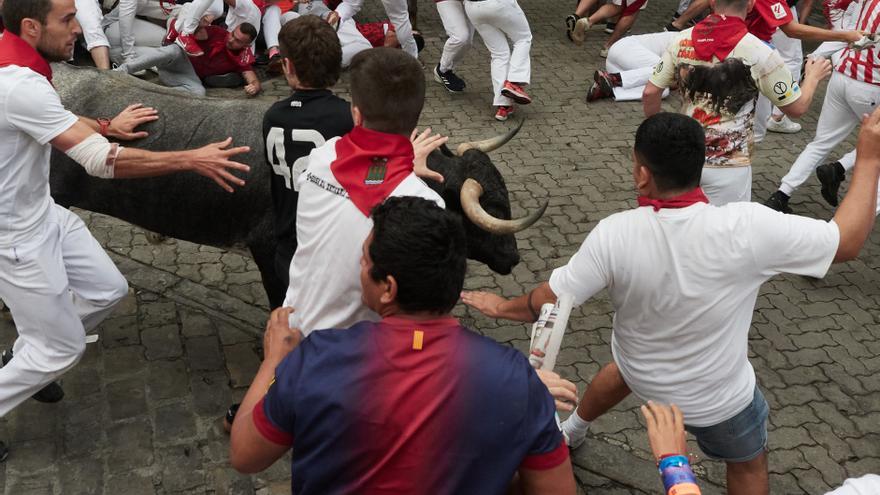 Otro corredor de Castellón herido el último encierro de San Fermín