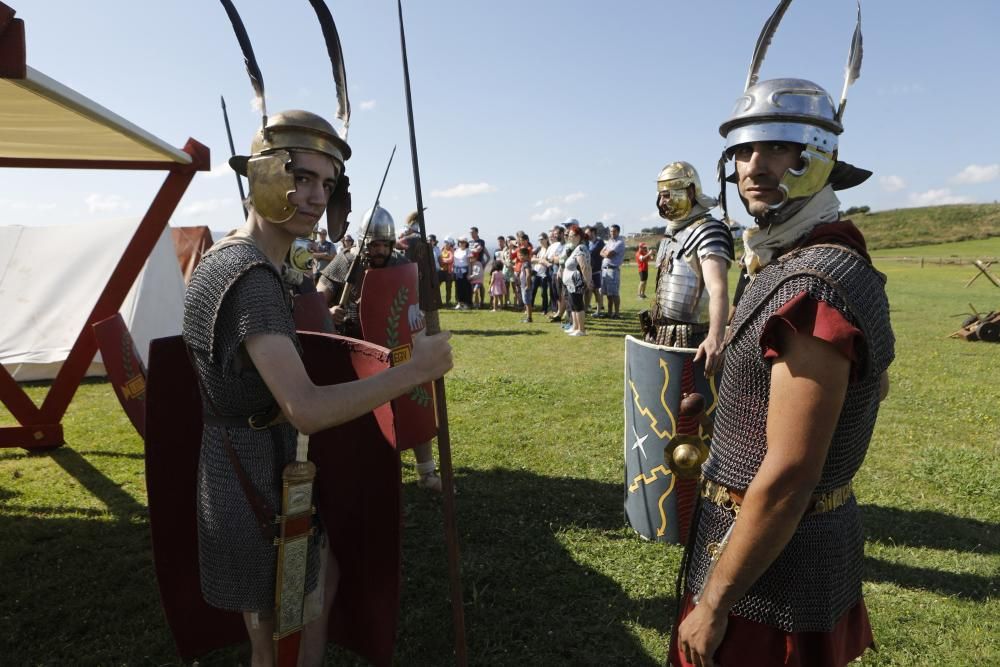 RECREACION DE UN CAMPAMENTO ROMANO.