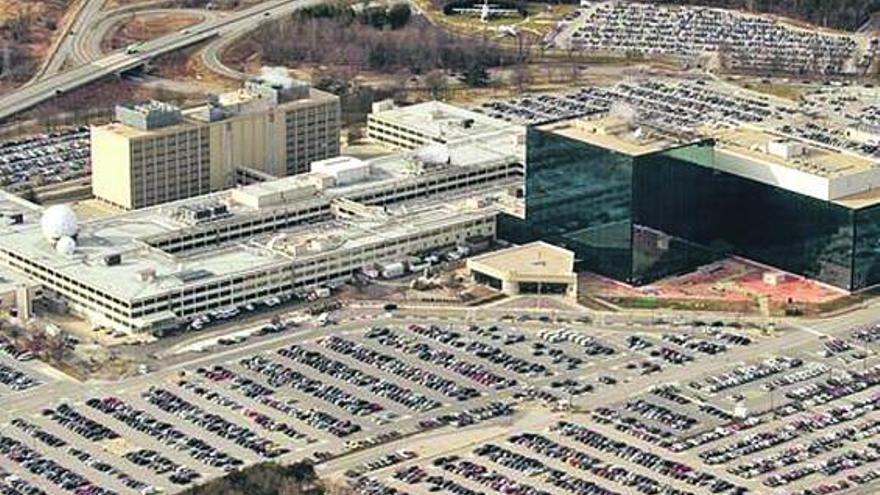 Imagen aérea de la sede de la Agencia de Seguridad Nacional en Fort Meade, Maryland. // Reuters