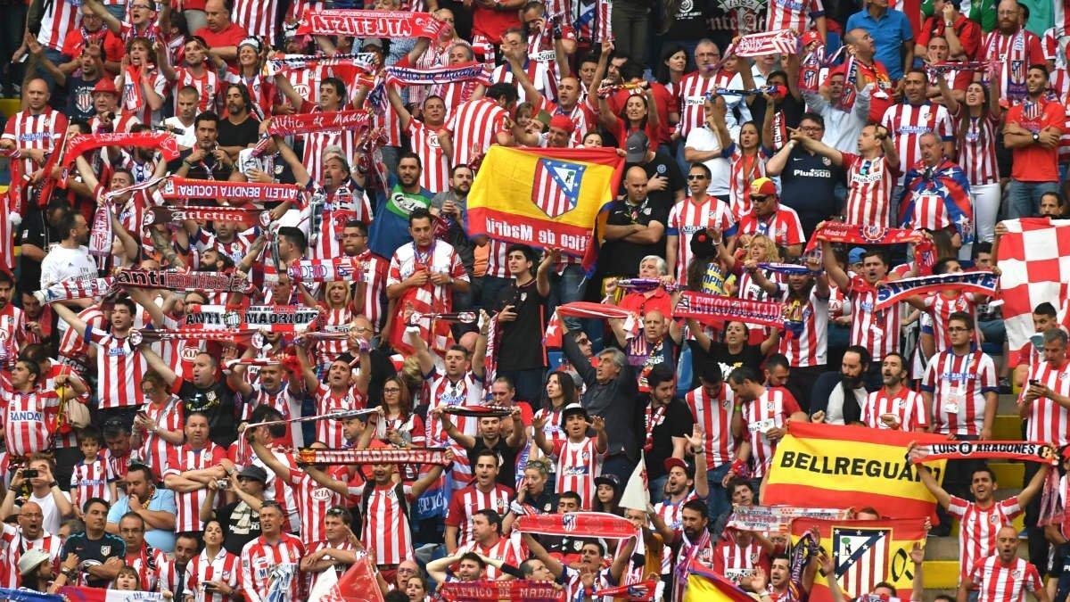 Afición del Atlético de Madrid