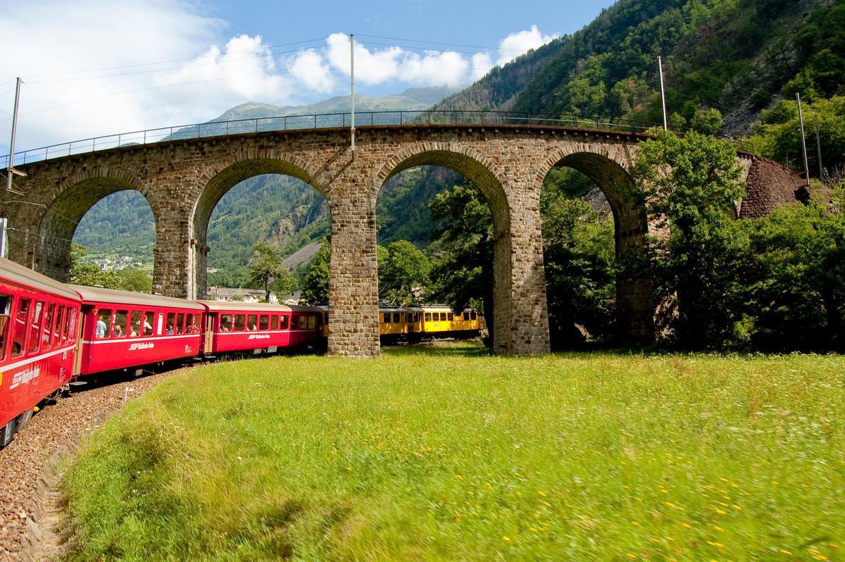 Bernina express, tren patrimonio de la humanidad, Suiza