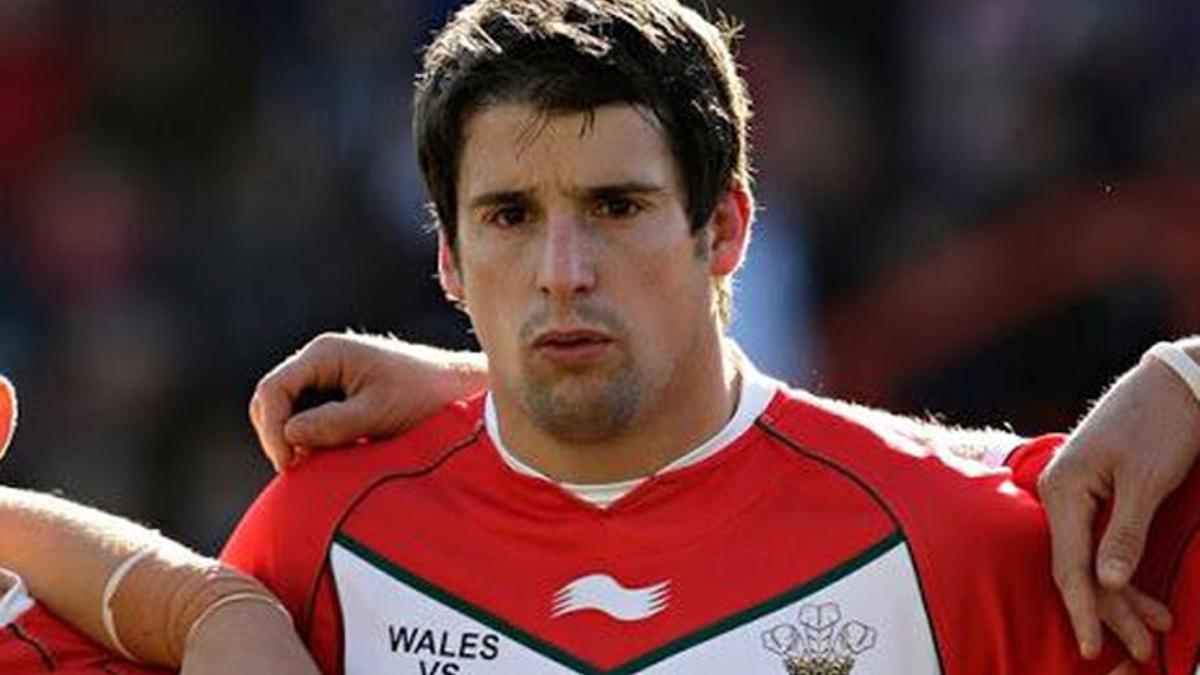 Danny Jones, jugador del Keighley Cougars e internacional de la selección galesa de rugby