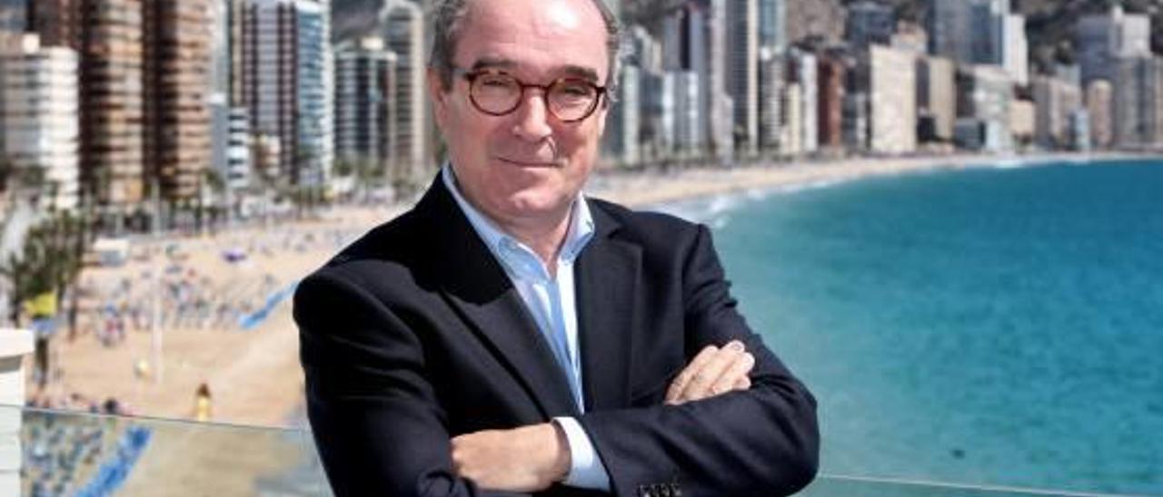 El presidente de la asociación hotelera de Benidorm (Hosbec), Toni Mayor.