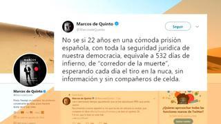 De Quinto critica la pena de 22 años "en una cómoda prisión" al secuestrador de Ortega Lara