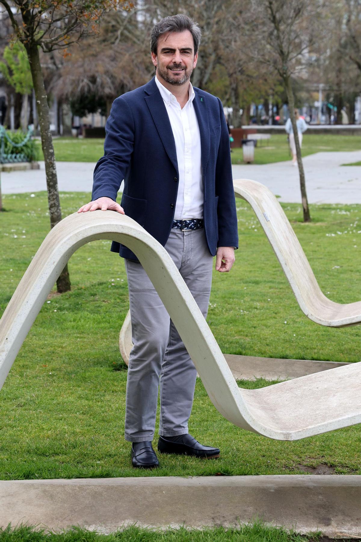 El vicepresidente de la Xunta de Galicia, Diego Calvo, en Vigo