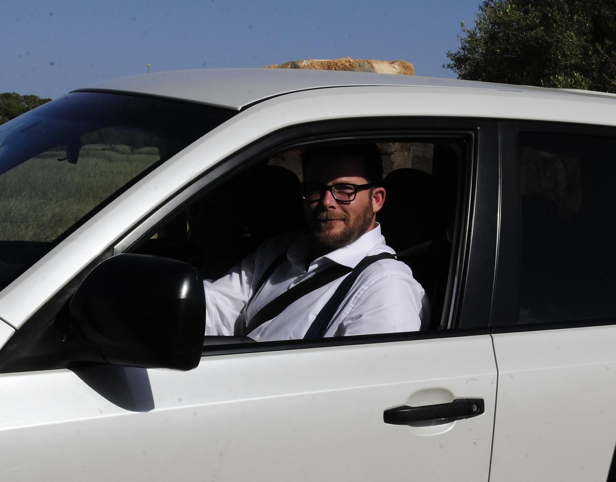 Así fue la llegada de los invitados a la boda de Mafalda y Marc