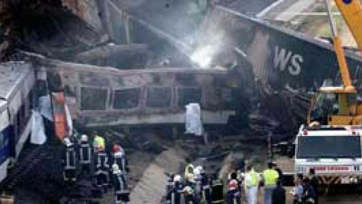 Imagen aérea del accidente en Chinchilla (Albacete) en 2003