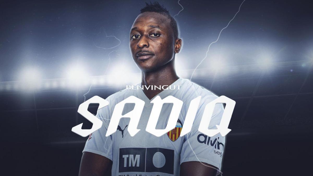 El Valencia CF hace oficial el fichaje de Sadiq