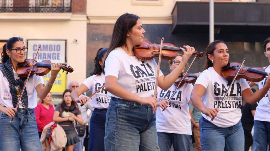 Barrios Orquestados irrumpe en Madrid por los palestinos