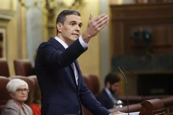 Pedro Sánchez obre el debat d'investidura parlant de les mobilitzacions contra el PSOE