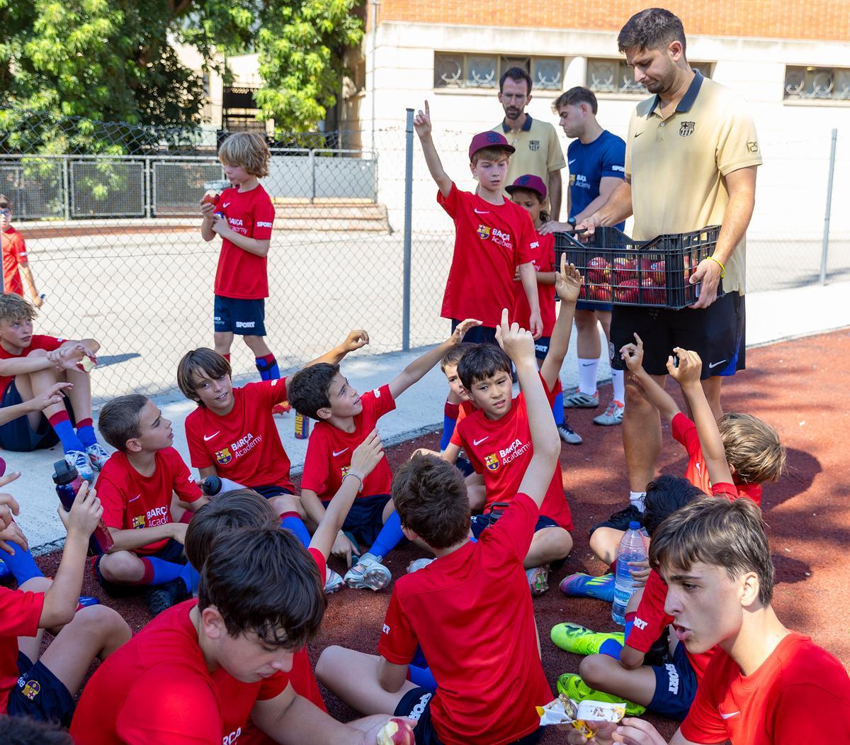 Las mejores imágenes de la primera semana del Campus Barça Academy Las mejores imágenes de la primera semana del Campus Barça Academy