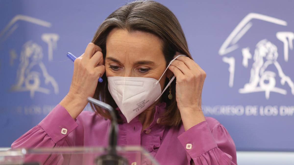 La portavoz del PP en el Congreso, Cuca Gamarra.