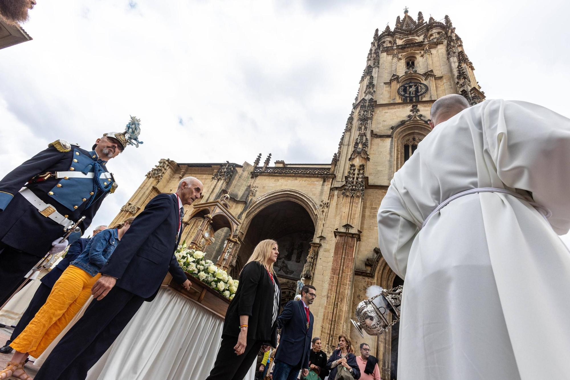Celebración del Corpus en la Catedral de Oviedo