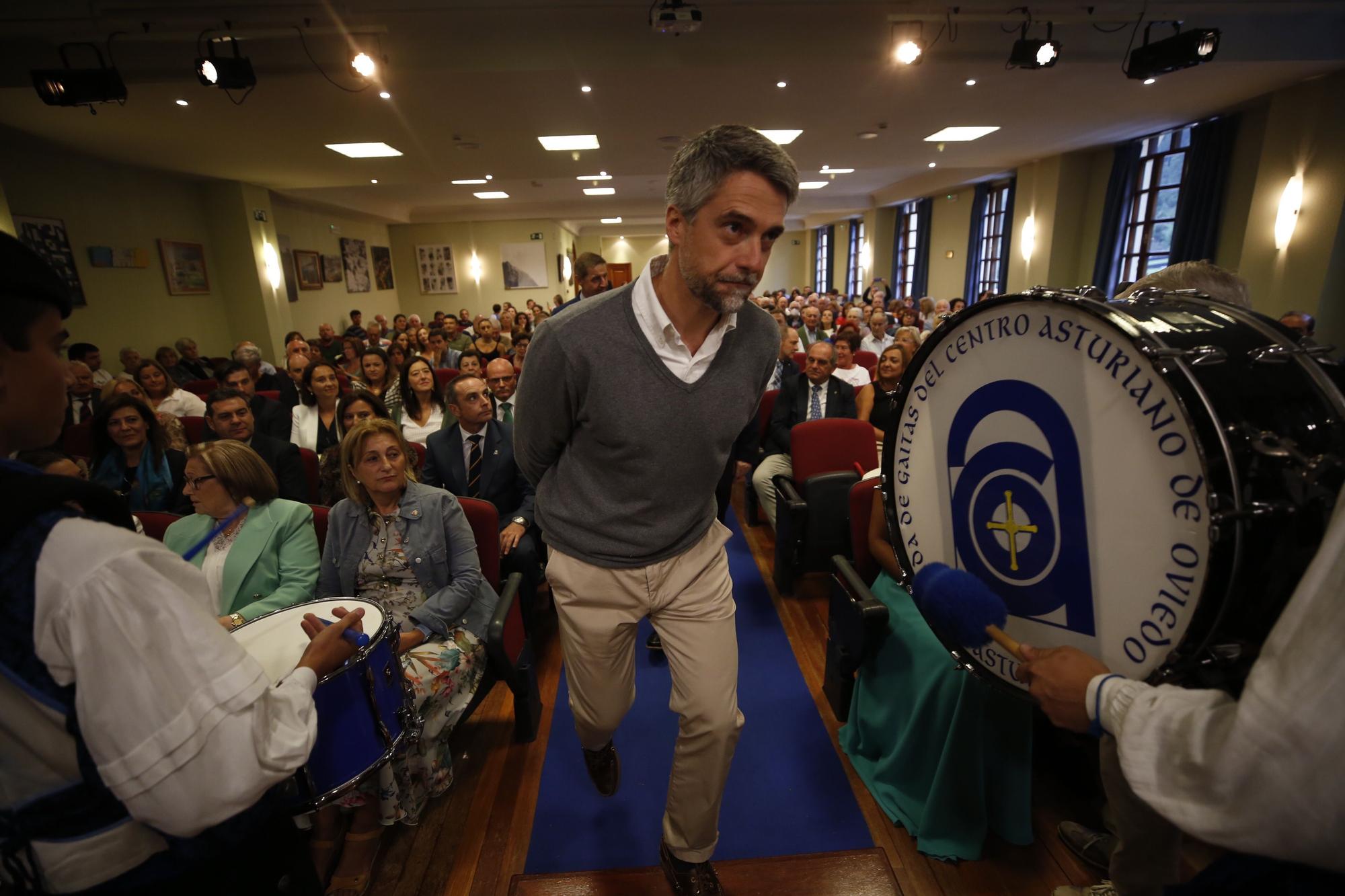 EN IMÁGENES: Carlos Franganillo, pregonero de las fiestas del Centro Asturiano de Oviedo